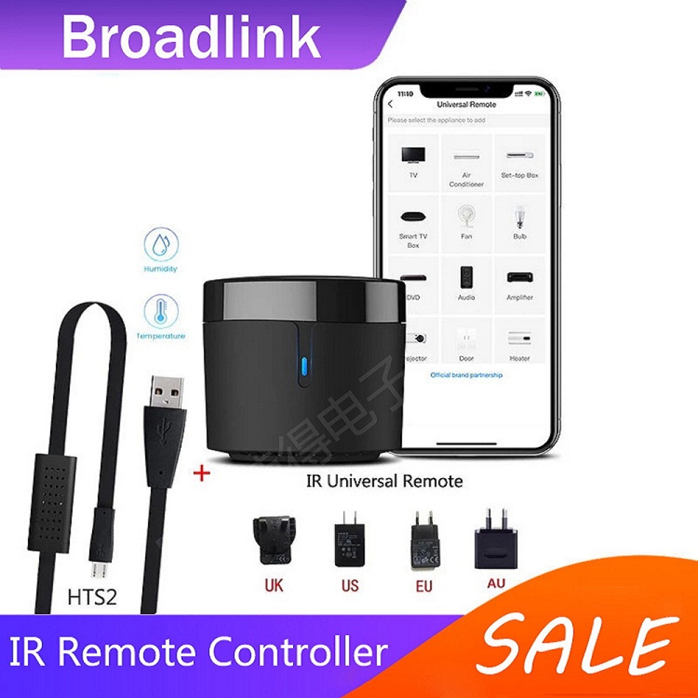 Broadlink RM4mini+HTS2 EU/UK/U - Smart Home Package recension och pris