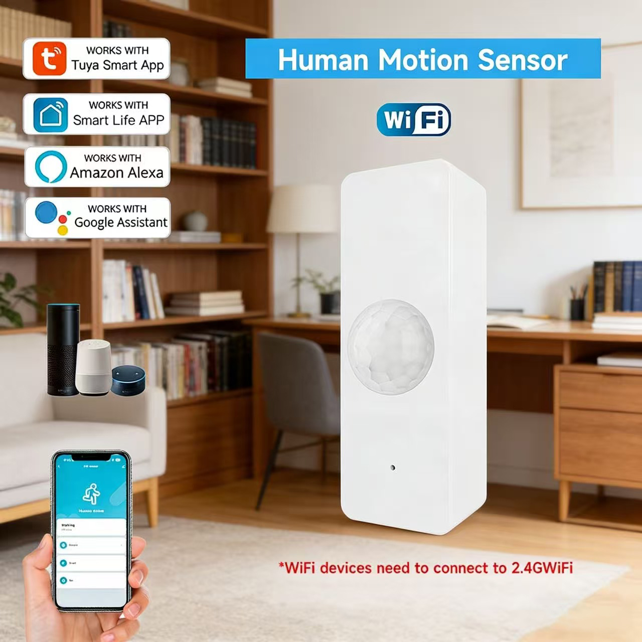 WiFi Smart PIR Motion Sensor T - Smart Home Ikea recension och pris