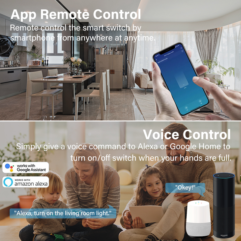 Tuya WiFi Smart Switch Module  - Smart Home Button recension och pris