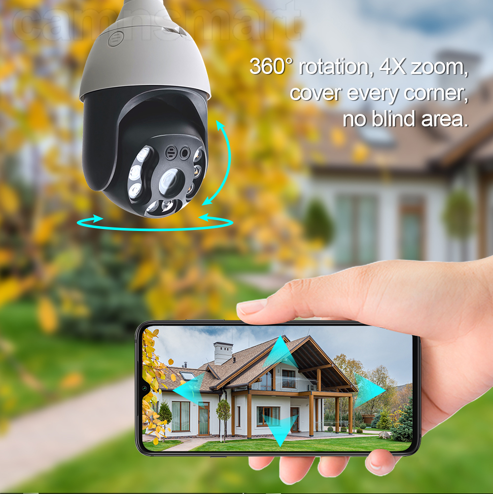 Camnsmart Tuya 5MP Alexa Wifi  - Smart Home Cctv Camera recension och pris