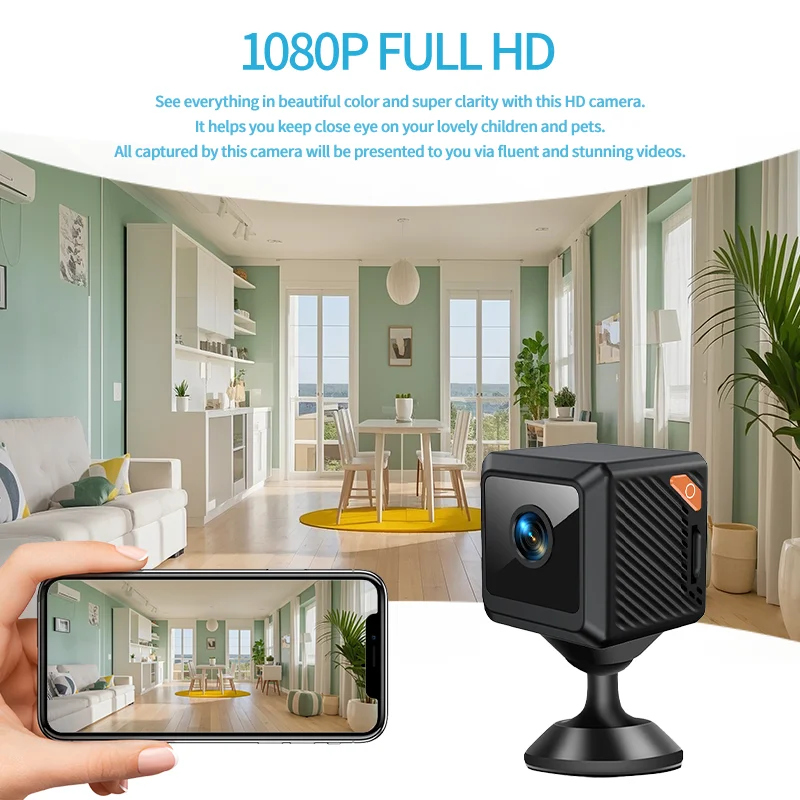 W02 1080P mini security protec - Smart Home Cctv Camera recension och pris