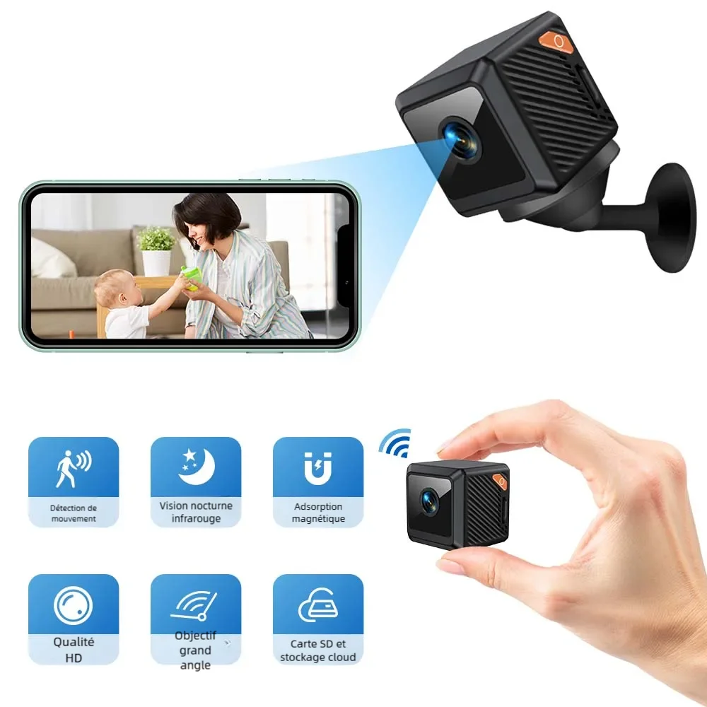 W02 1080P mini security protec - Smart Home Cctv Camera recension och pris