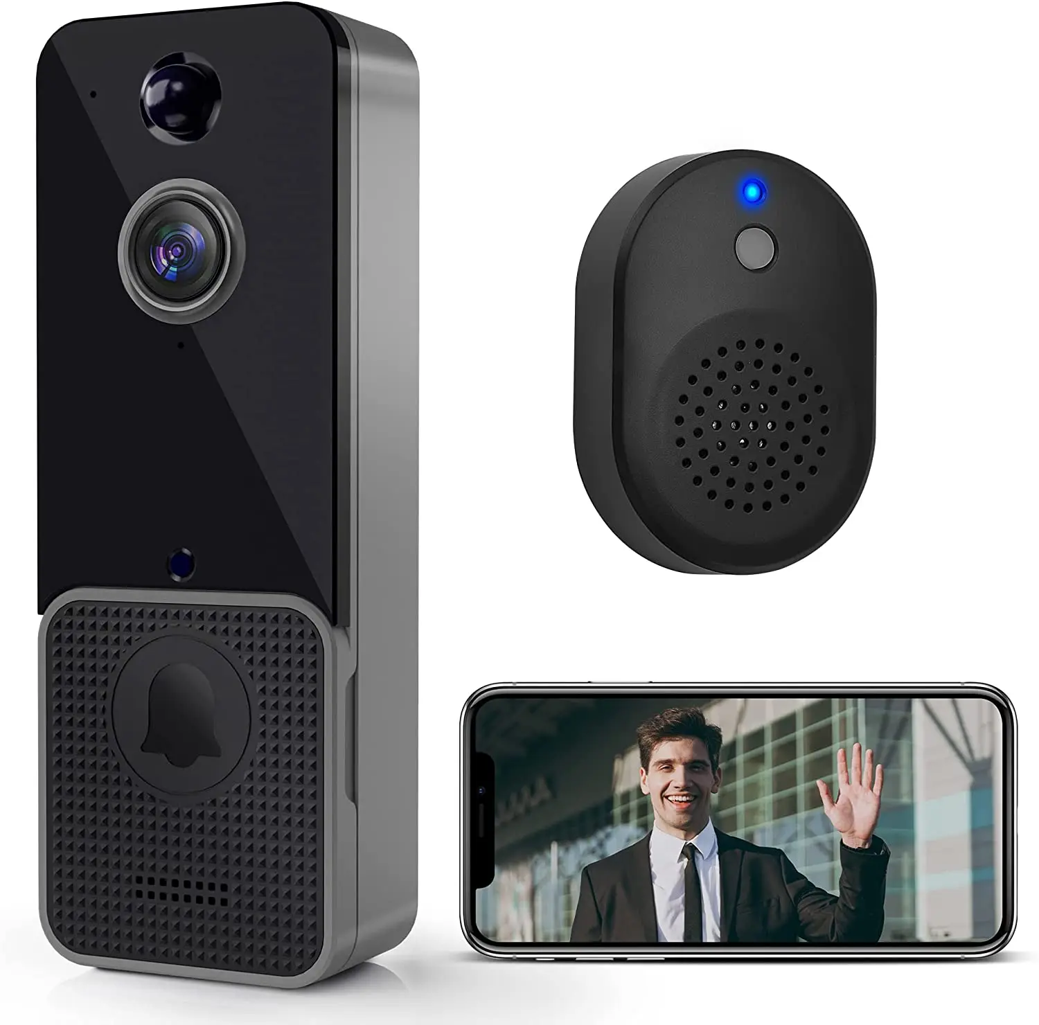 Wireless WiFi Video Doorbell C - Smart Home Video Doorbell recension och pris