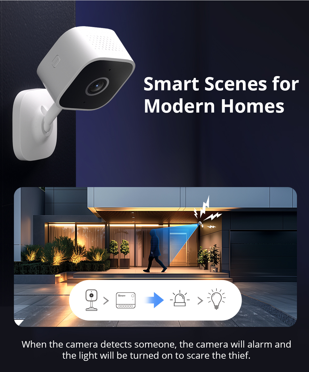 SONOFF CAM Slim Gen2 WiFi Smar - Smart Home Cctv Camera recension och pris