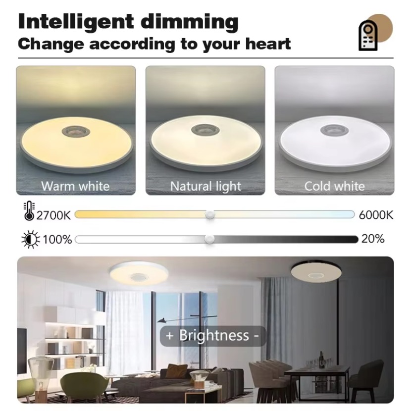 TUYA Smart Music Ceiling Light - Smart Home For Pc recension och pris