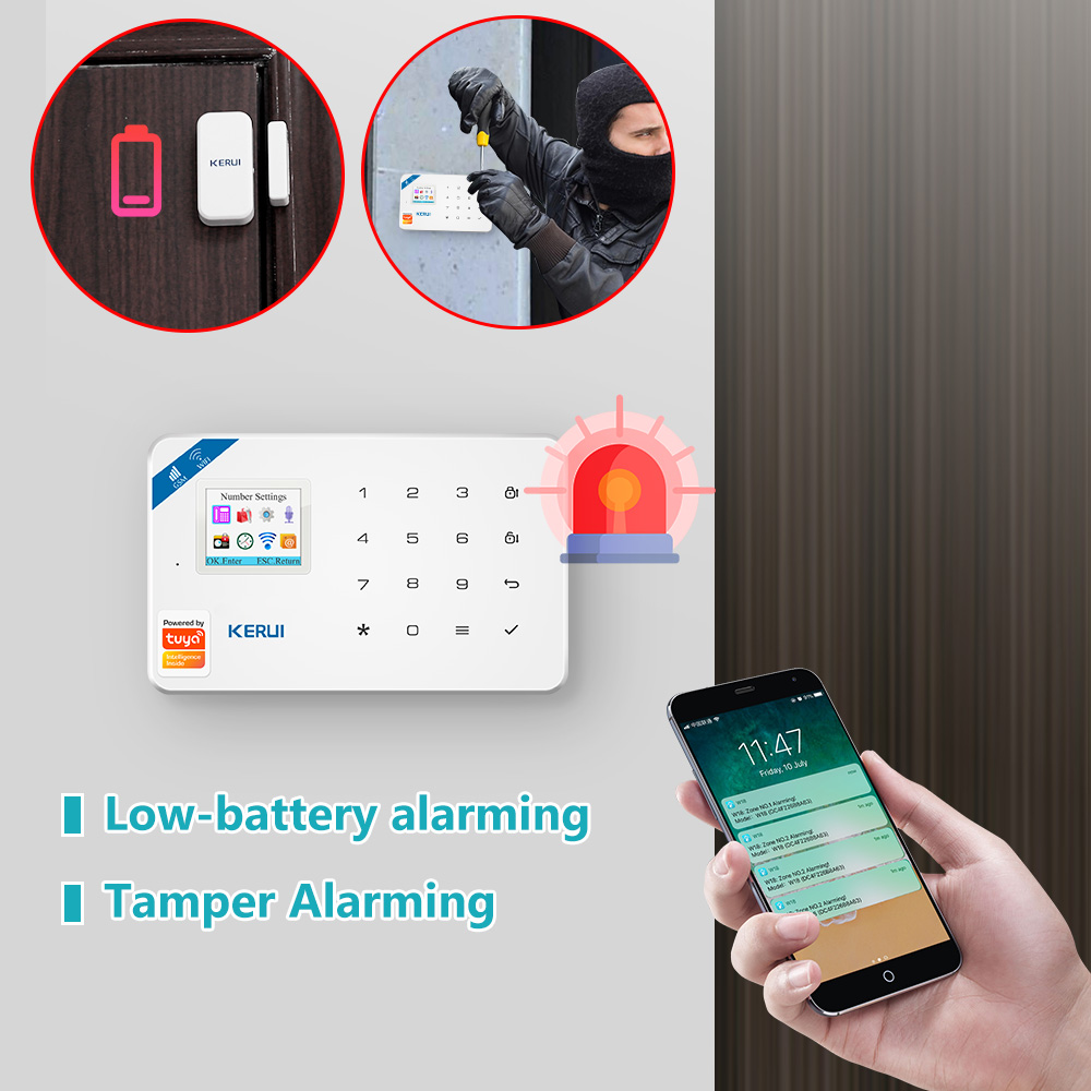 KERUI W181 Alarm System Secutr - Smart Home Cctv Camera recension och pris