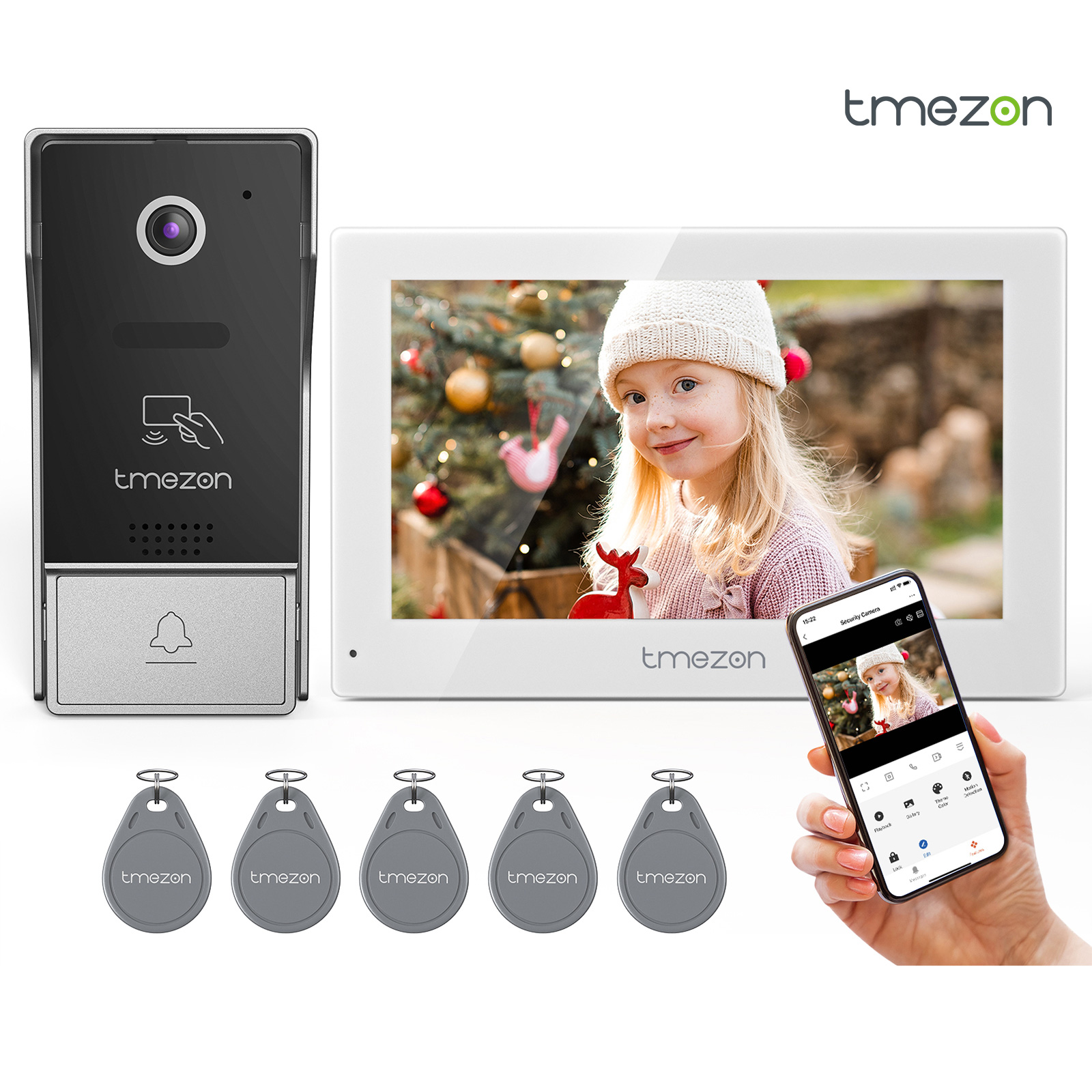 7 Inch Tuya APP 1080P wireless - Smart Home Video Doorphone Ezviz recension och pris