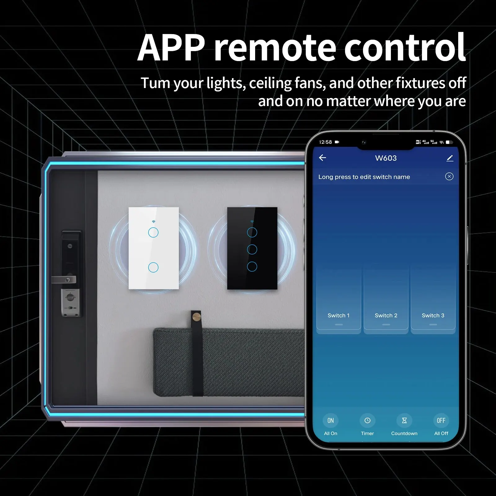 TNCE Tuya WiFi/Zigbee Smart Li - Smart Home Button recension och pris
