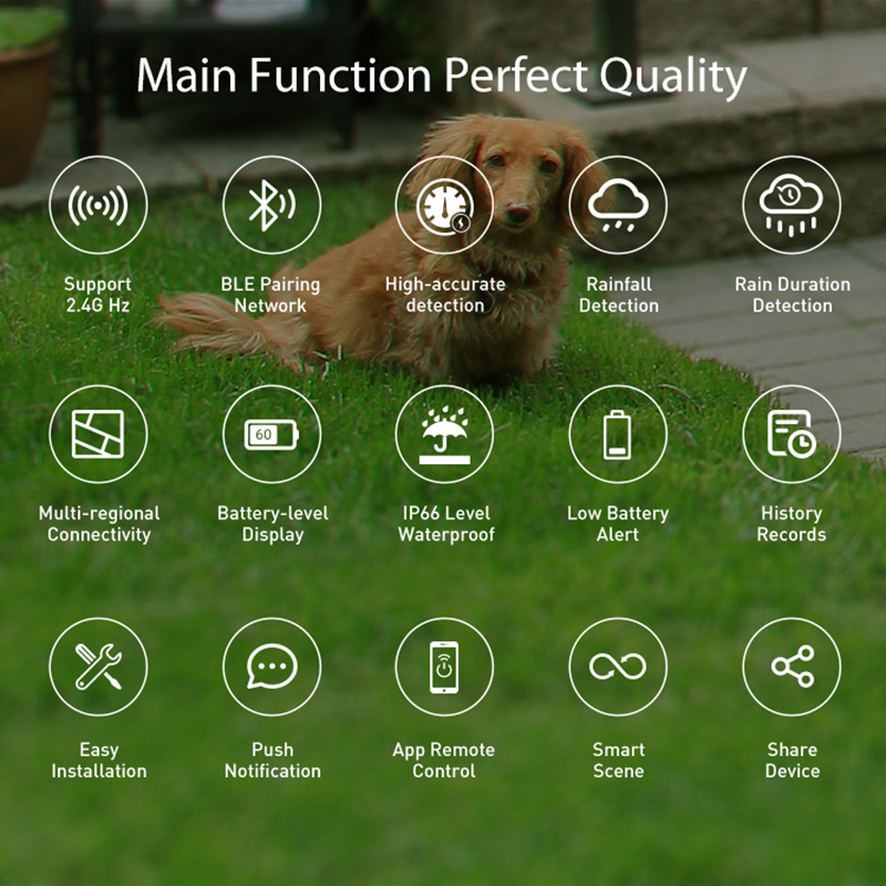 WiFi Rain Sensor Rainfall Dura - Wifi Water Sensor recension och pris