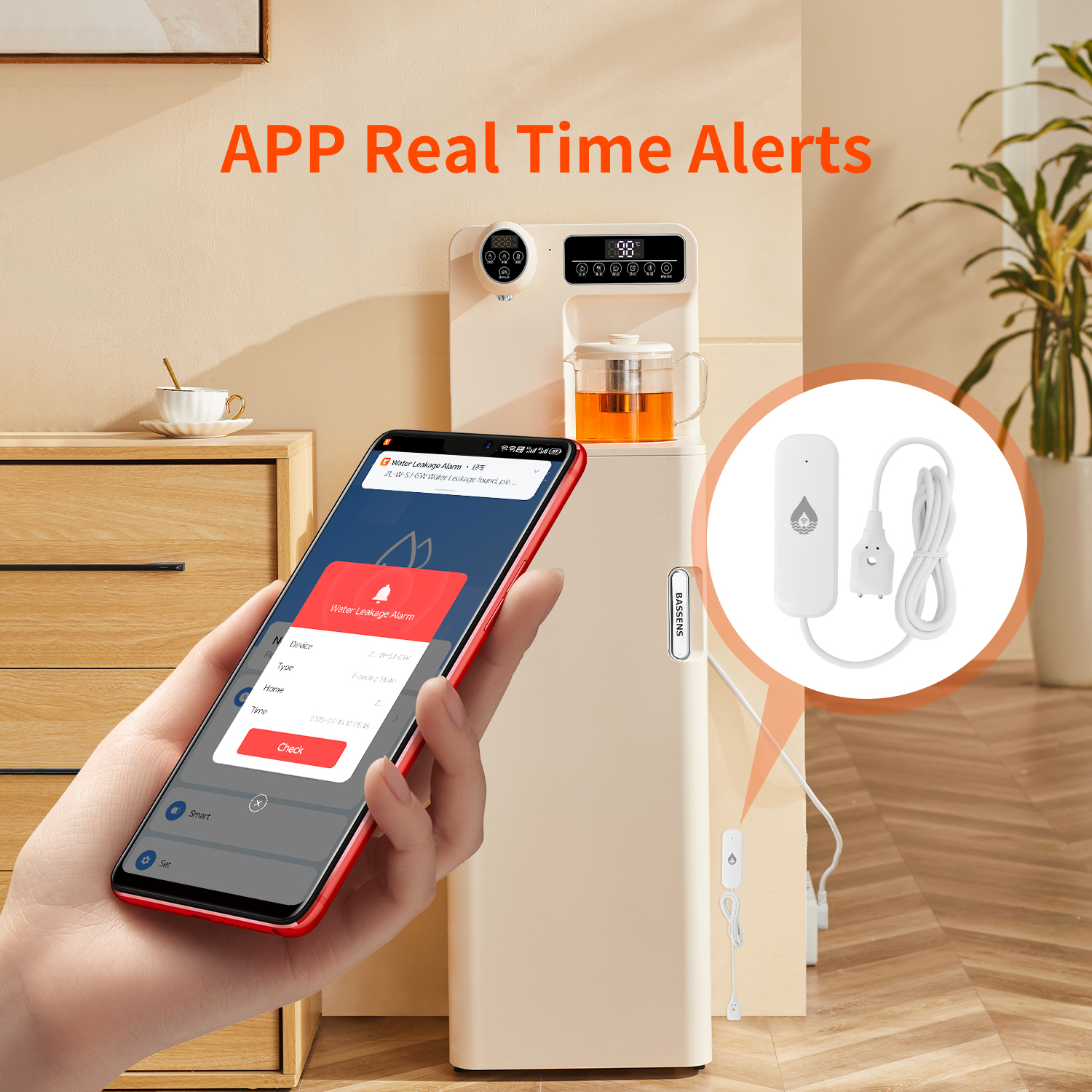 YFK Tuya WiFi Water Leakage Se - Wifi Water Sensor recension och pris