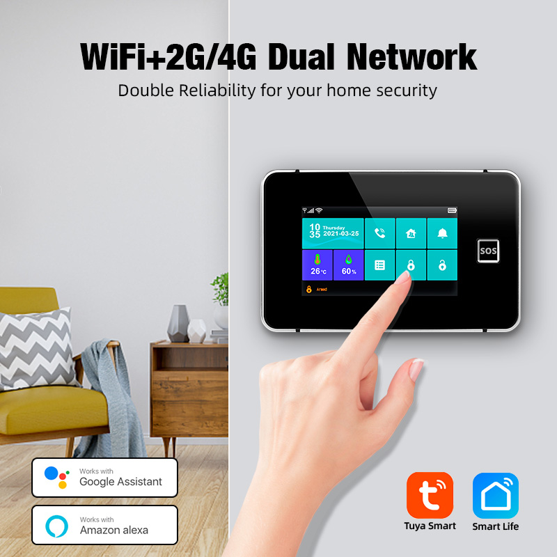 KERUI 4.3 Inch Touch Screen Ho - Smart Home Package recension och pris
