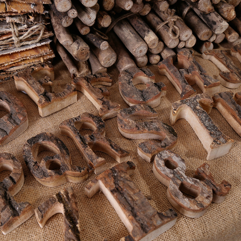 Wooden Letters Home Decor Alph - Smart Home Decor recension och pris