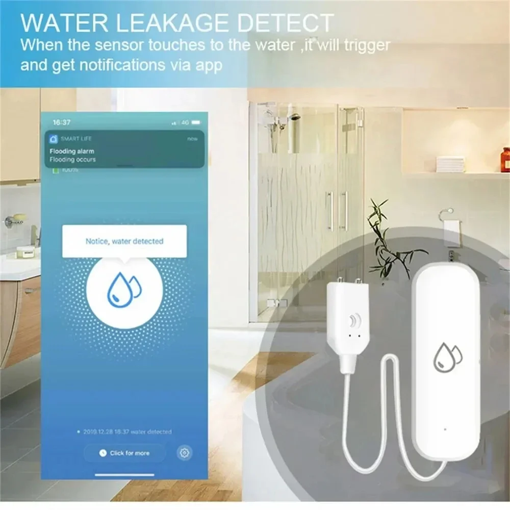 Tuya WiFi Water Sensor Leakage - Wifi Water Sensor recension och pris
