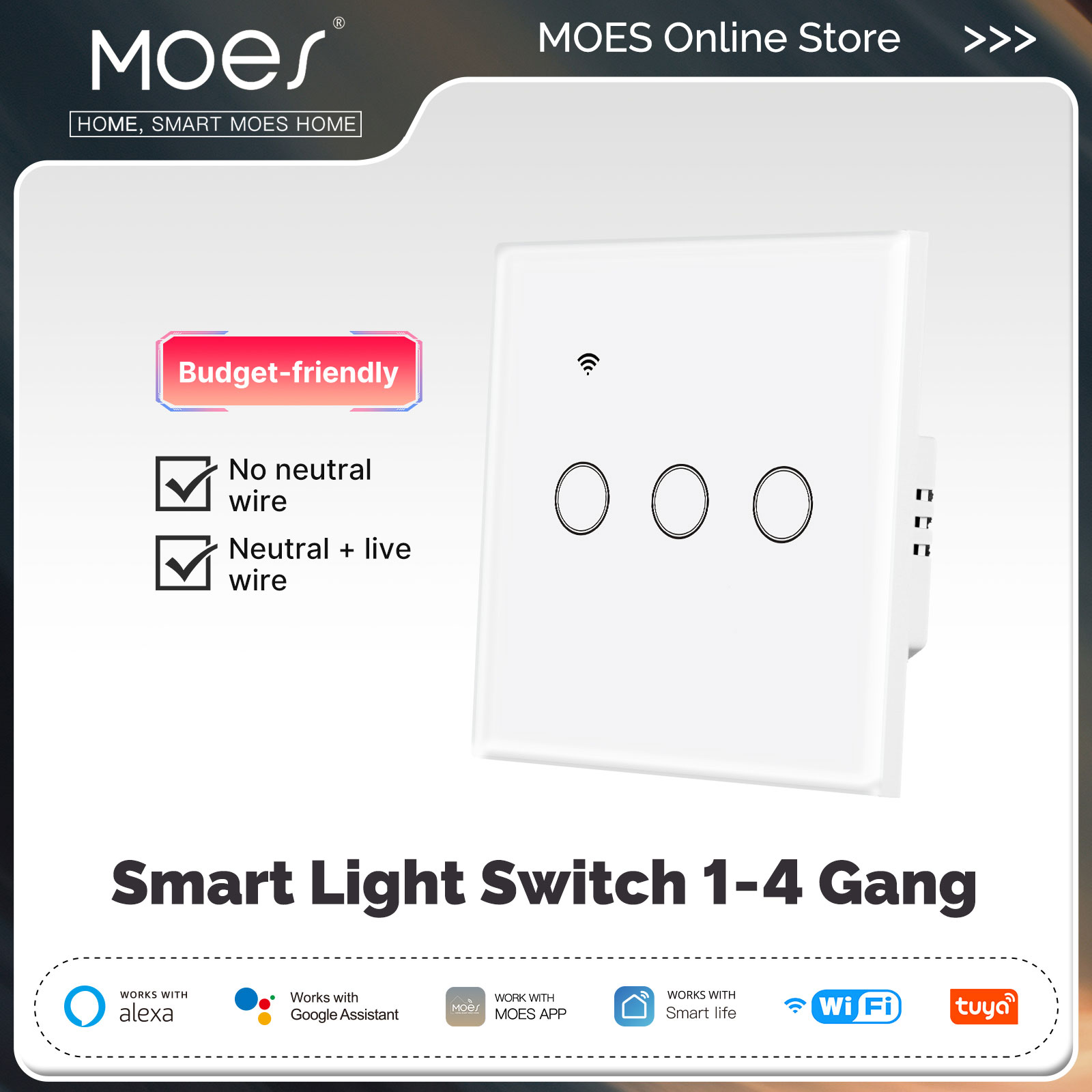 Tuya WiFi Smart Light Switch G - Smart Home Ikea recension och pris