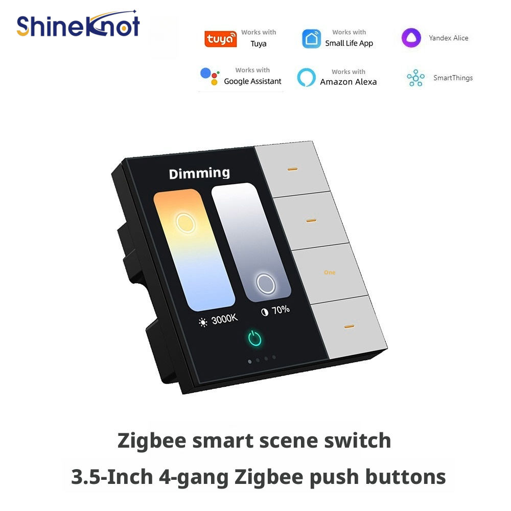 Shineknot tuya 3.5-Inch Screen - Smart Home Button recension och pris