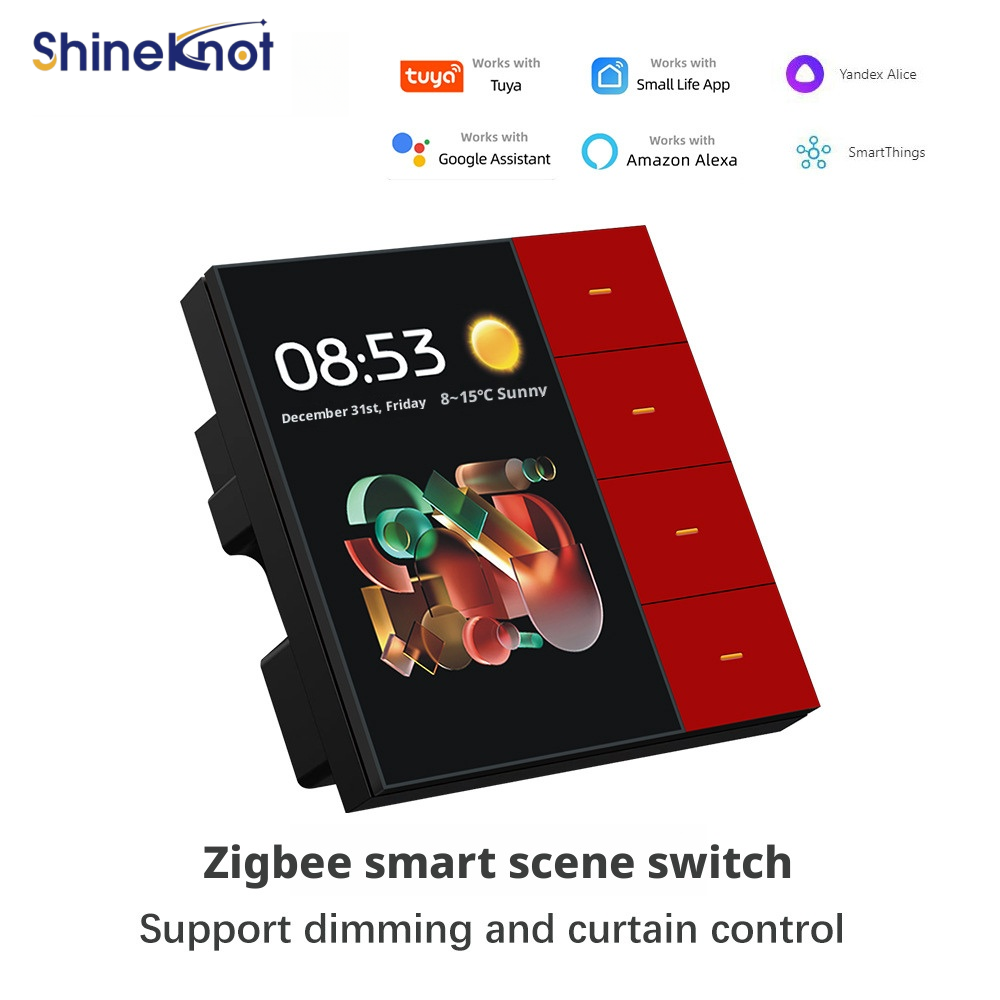 Shineknot tuya 3.5-Inch Screen - Smart Home Button recension och pris
