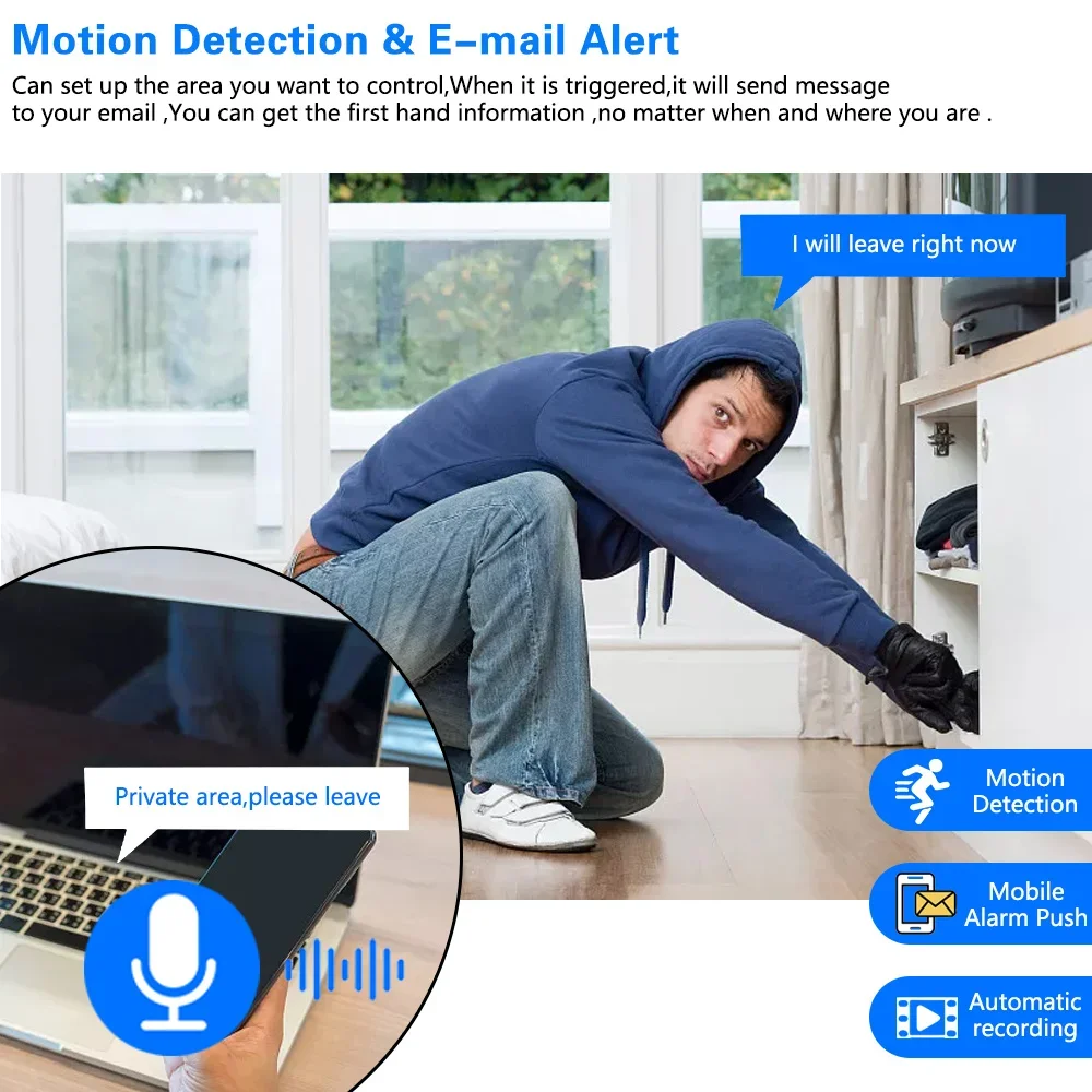 5MP HD Video WIFI Surveillance - Smart Home Cctv Camera recension och pris