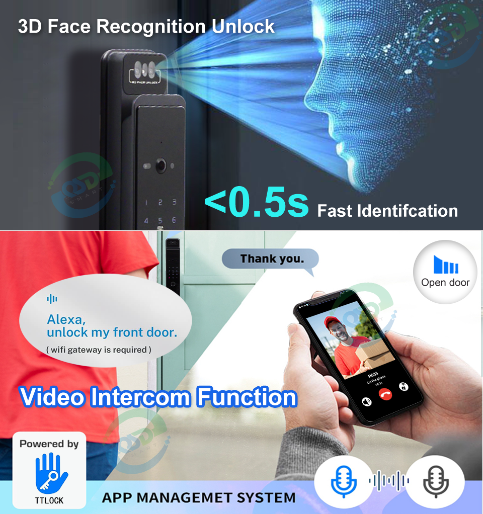 WiFi Video Intercom Face Door  - Smart Home Video Doorbell recension och pris