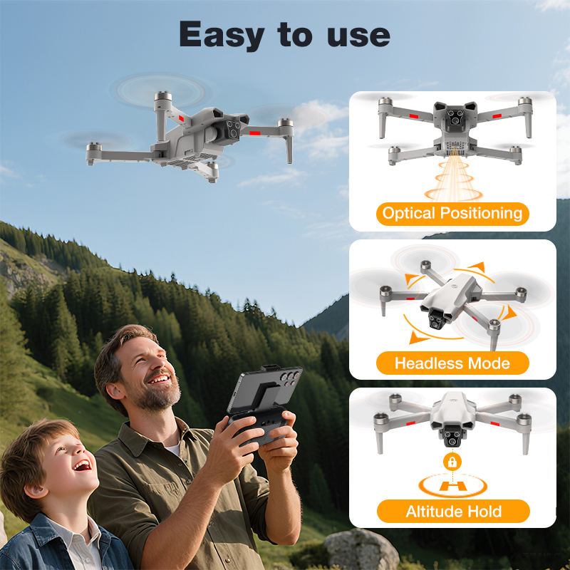 2026 Hot L017 Pro Drone Brushl - Smart Home Camera recension och pris