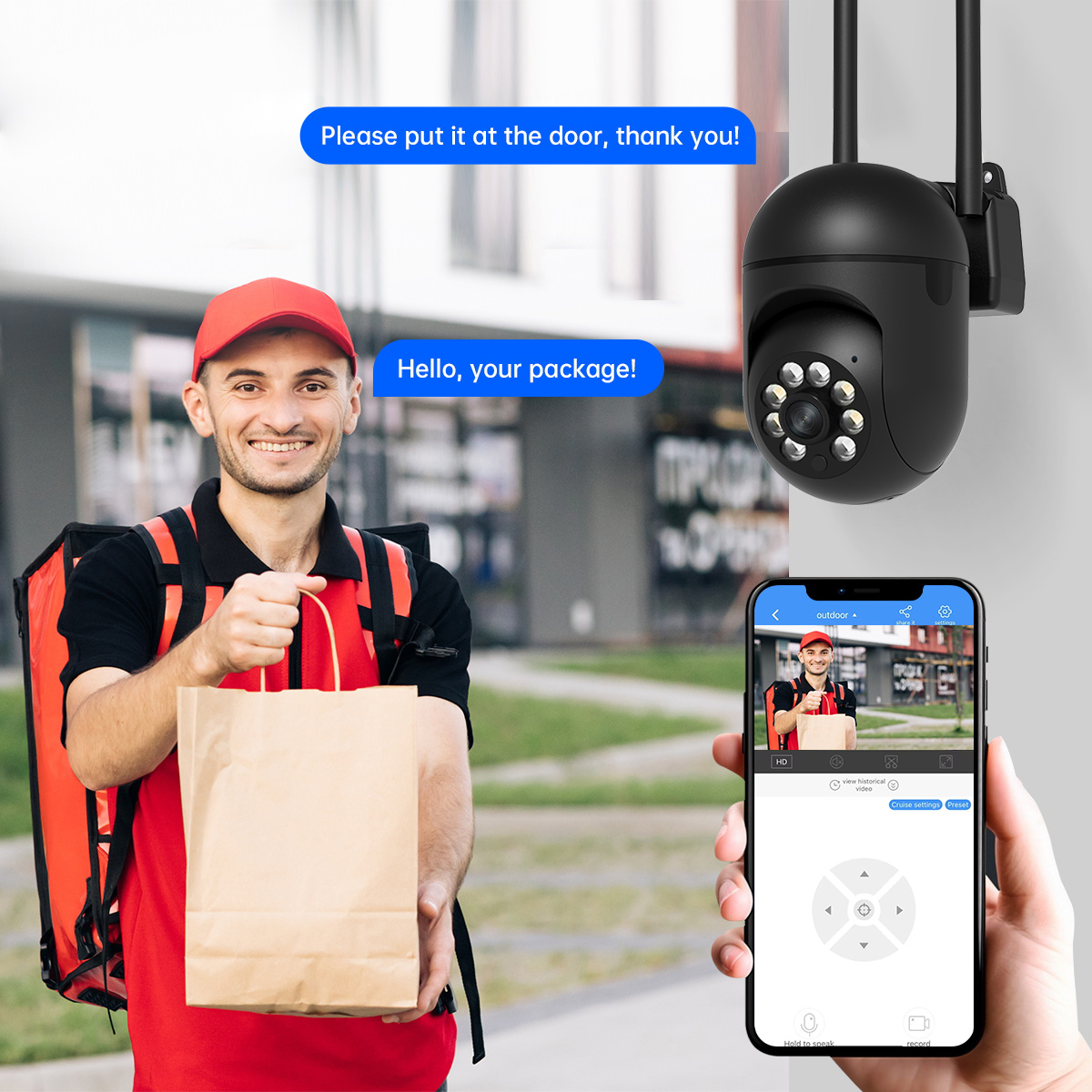 JOOAN 1296P PTZ IP Camera Smar - Smart Home Cctv Camera recension och pris