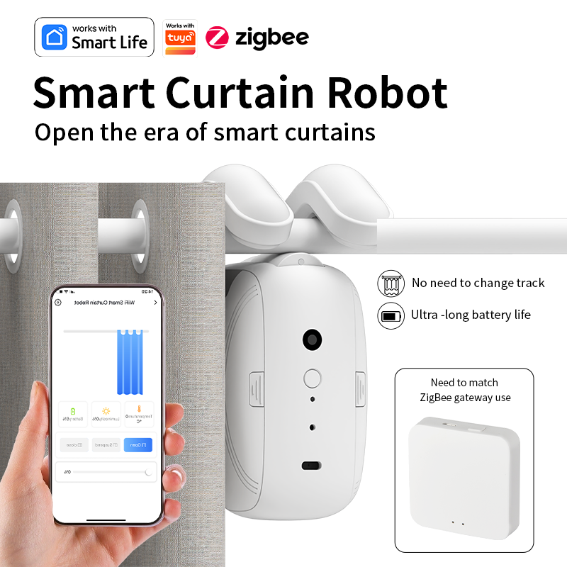 Zigbee Smart Curtain Driver Ro - Smart Home Button recension och pris