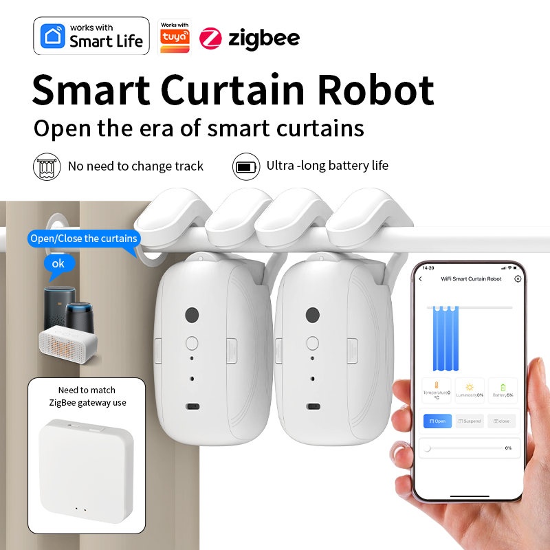 Zigbee Smart Curtain Driver Ro - Smart Home Button recension och pris