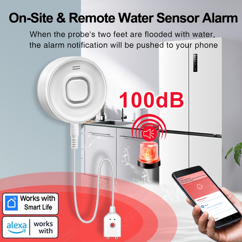 YNF Smart WiFi Water Leak Dete - Wifi Water Sensor recension och pris