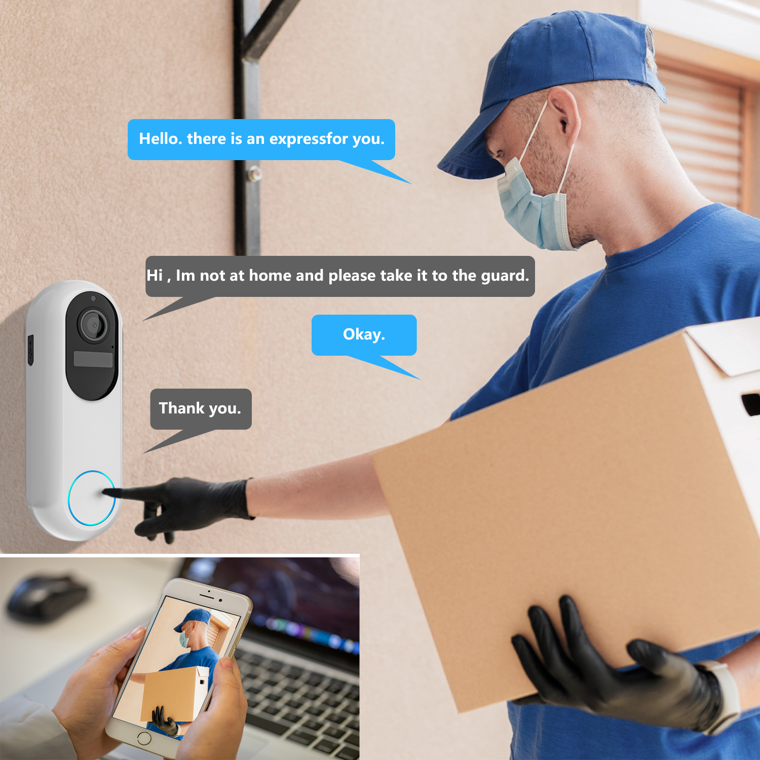 Tuya Smart Video Doorbell Wate - Smart Home Video Doorphone Ezviz recension och pris