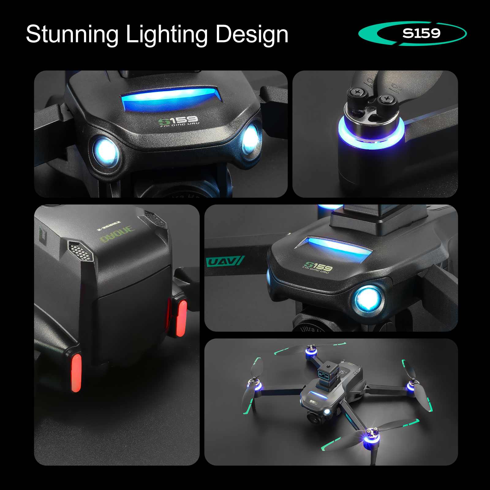 S159 GPS Drone 4K Profesional  - Smart Home Camera recension och pris