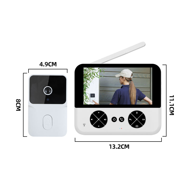 4.3'' Night Vision Video Doorb - Smart Home Video Doorbell recension och pris