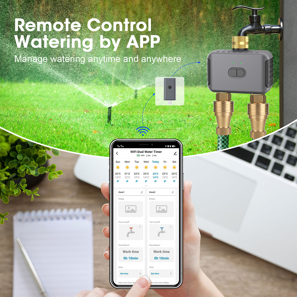Tuya 2 Zone Watering Timer Gar - Smart Home Ikea recension och pris