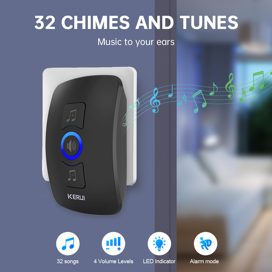 KERUI M525 Door Bell Chime Kit - Smart Home Package recension och pris