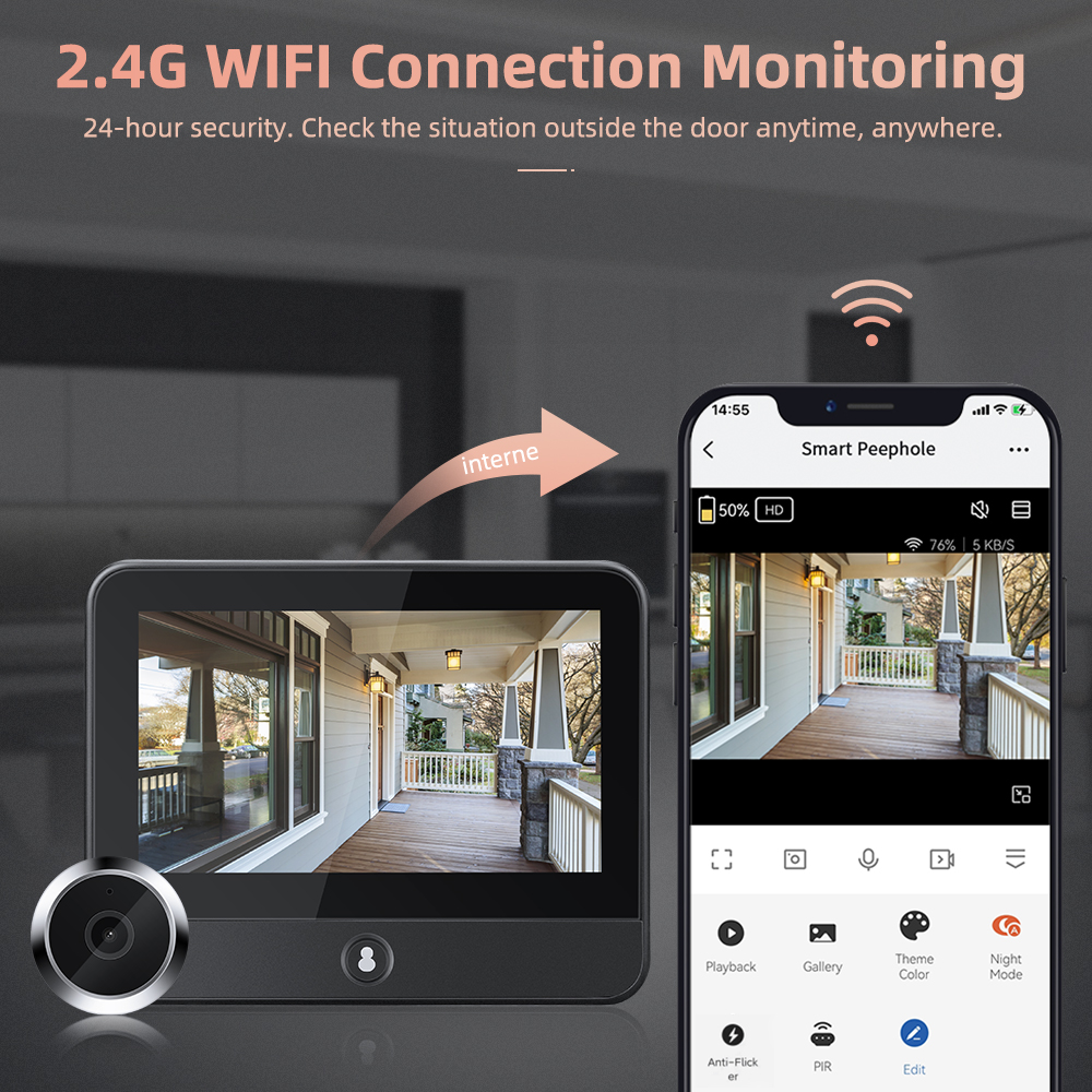 4.3 Inch Tuya Smart Home WiFi  - Smart Home Video Doorphone Ezviz recension och pris