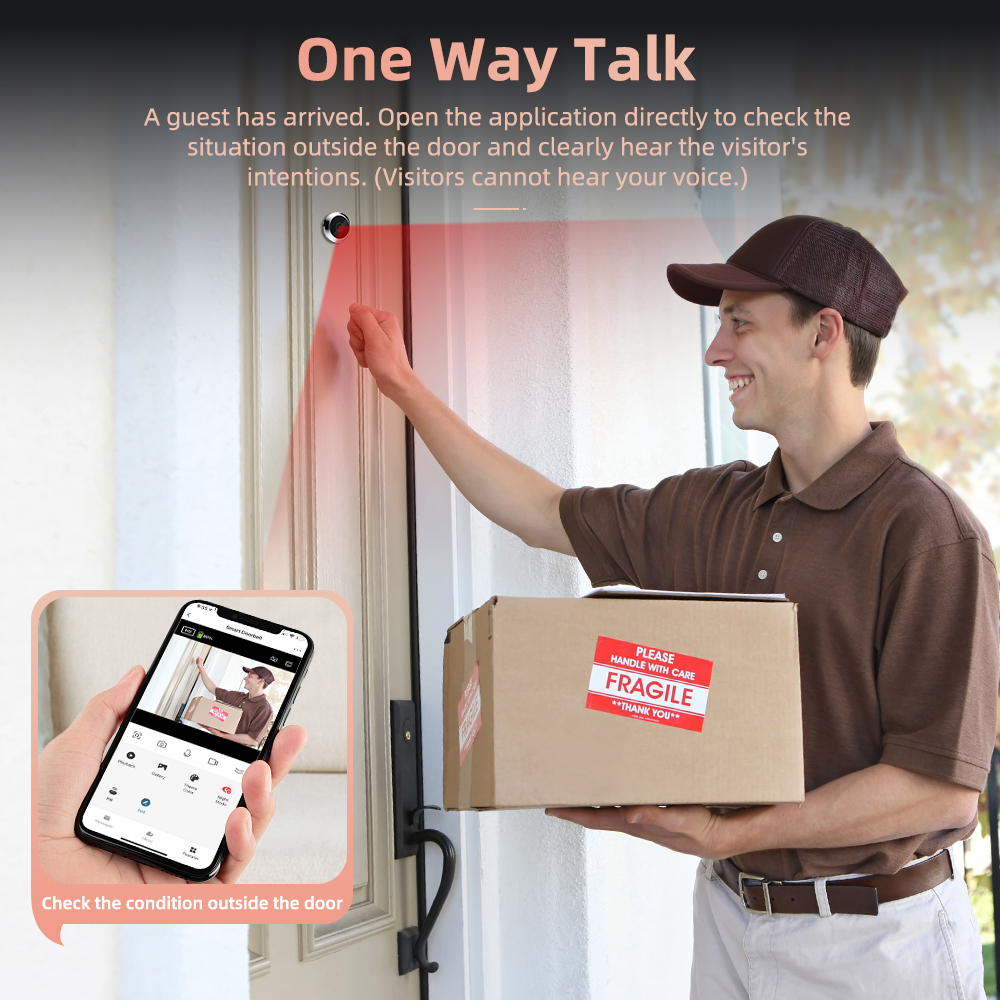 4.3 Inch Tuya Smart Home WiFi  - Smart Home Video Doorphone Ezviz recension och pris