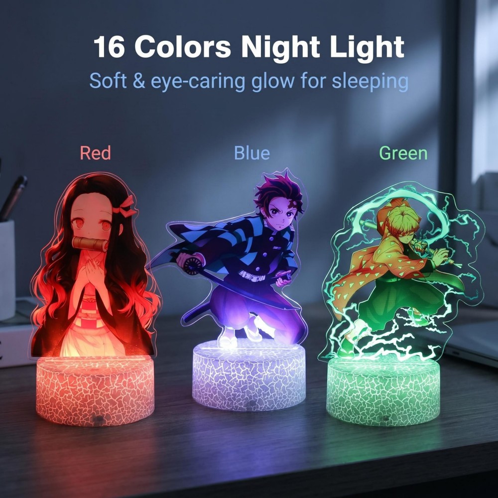 Anime Figure Tanjiro Merch 3D  - Smart Home Decor recension och pris