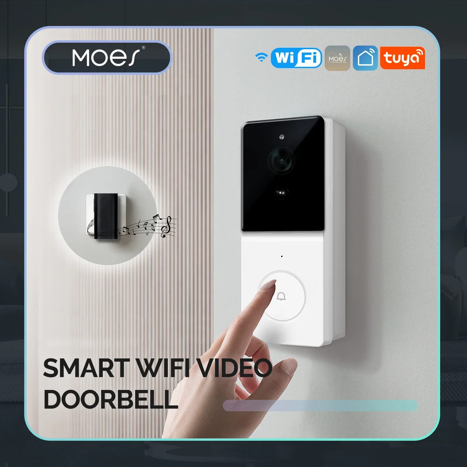 MOES Tuya Smart WiFi Video Doo - Smart Home Video Doorphone Ezviz recension och pris